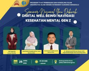 Read more about the article Seminar Nasional Ilmu Dakwah UINFAS Bengkulu Angkat Isu Kesehatan Mental Gen Z di Era Digital