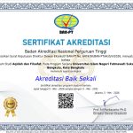 KABAR GEMBIRA! Program Studi Aqidah dan Filsafat Islam Raih Peringkat “Baik Sekali” dari BAN-PT