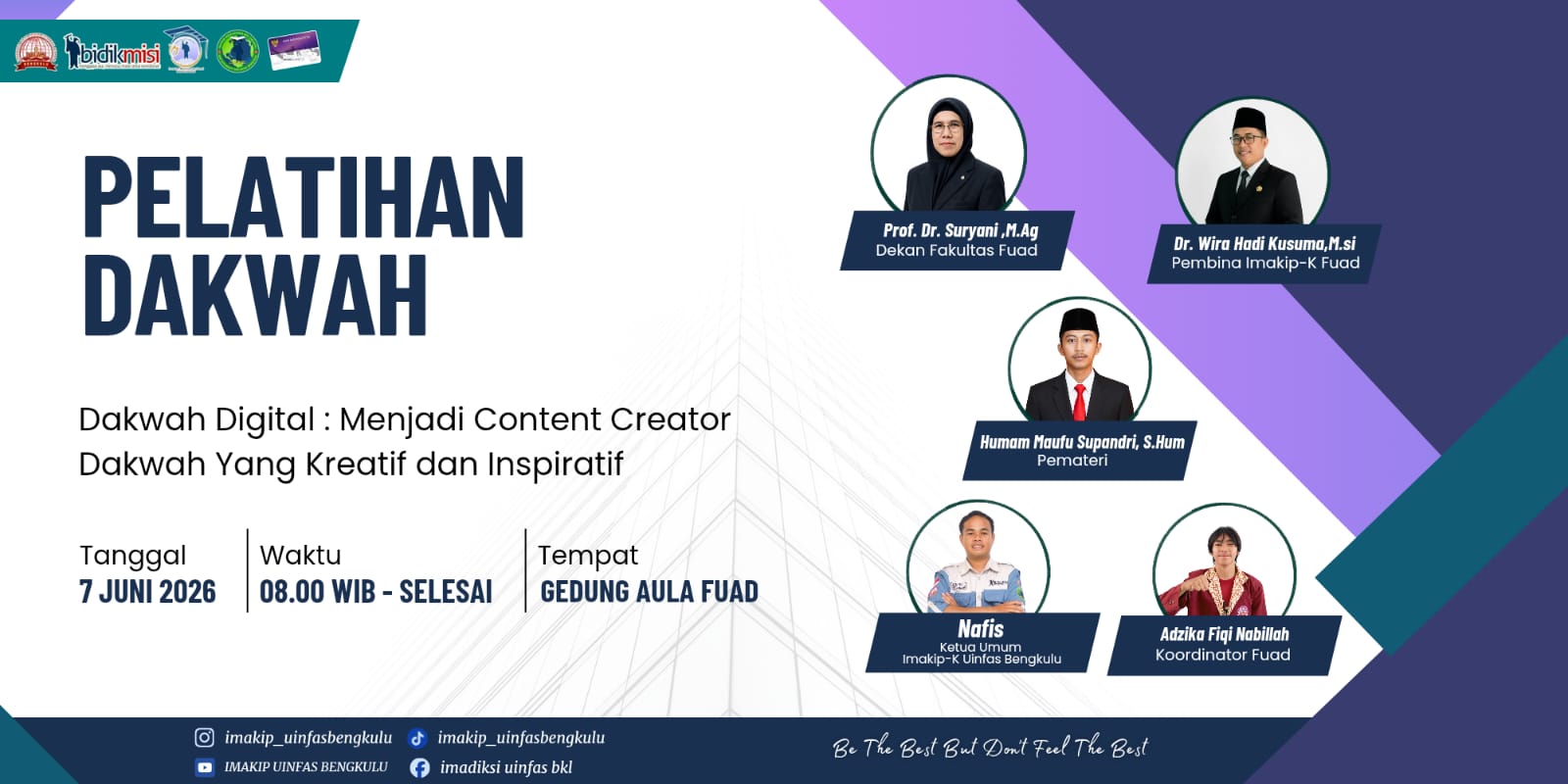 Read more about the article FUAD Gelar Pelatihan Dai Kreatif dan Inovatif di Era Digital