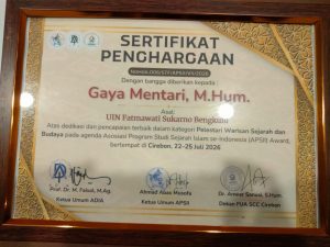 Read more about the article Dosen SPI FUAD UIN Fatmawati Sukarno Bengkulu Raih Dua Penghargaan Nasional pada APSII Award 2026
